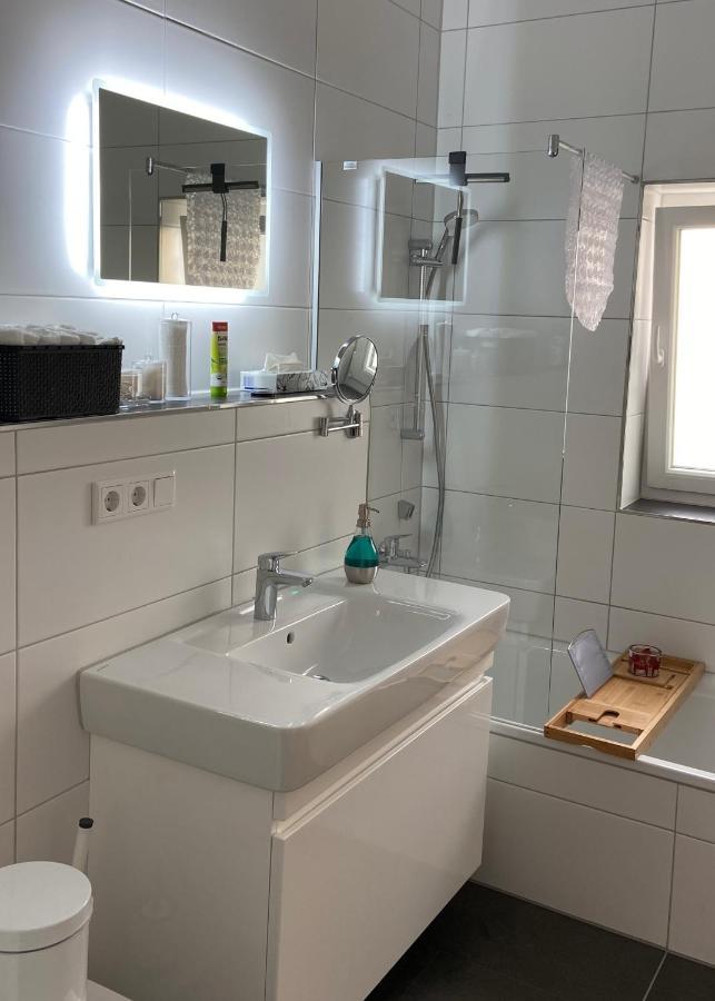 Modernes Ferienhaus E25, 2-6 Pers Keine Monteure Lichtenau  ภายนอก รูปภาพ